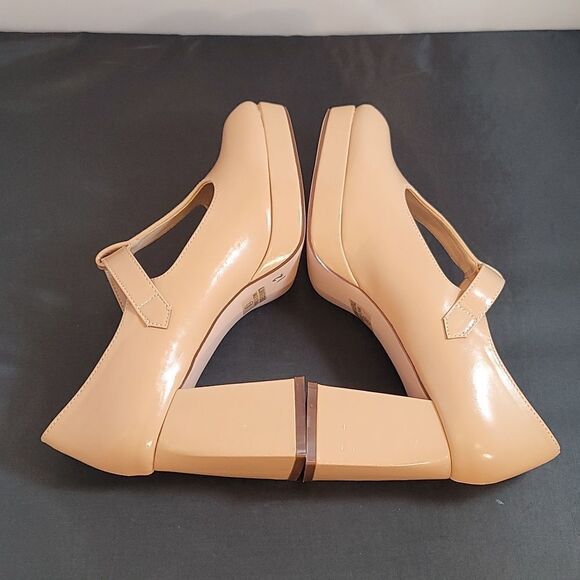 BRAND NEW CHASE+CHLOE BLOCK HEEL ADJUSTABLE BUCKLE PUMP G1 - Picture 11 of 16